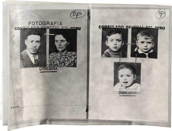 <p>Paszport Peru wystawiony dla Chaima Szlamy Weksberga z rodziną<br />
<small>Archiwum Yad Vashem, dr Abraham Silberschein Archive, sygn. M20/165</small></p>
